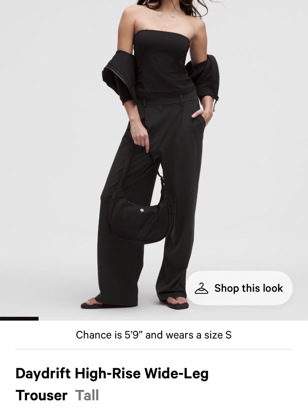 lululemon daydrift high-rise wide-leg trousers *Tall